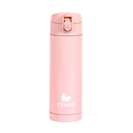 แก้วเก็บความเย็น ICEBASE รุ่น VL-508PK (DRIVE) ขนาด 360 มิลลิลิตร สีชมพู_0